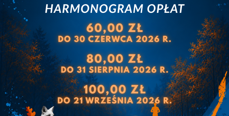 Ostatni dzień niższej opłaty startowej na Jesienny Bieg Leśny